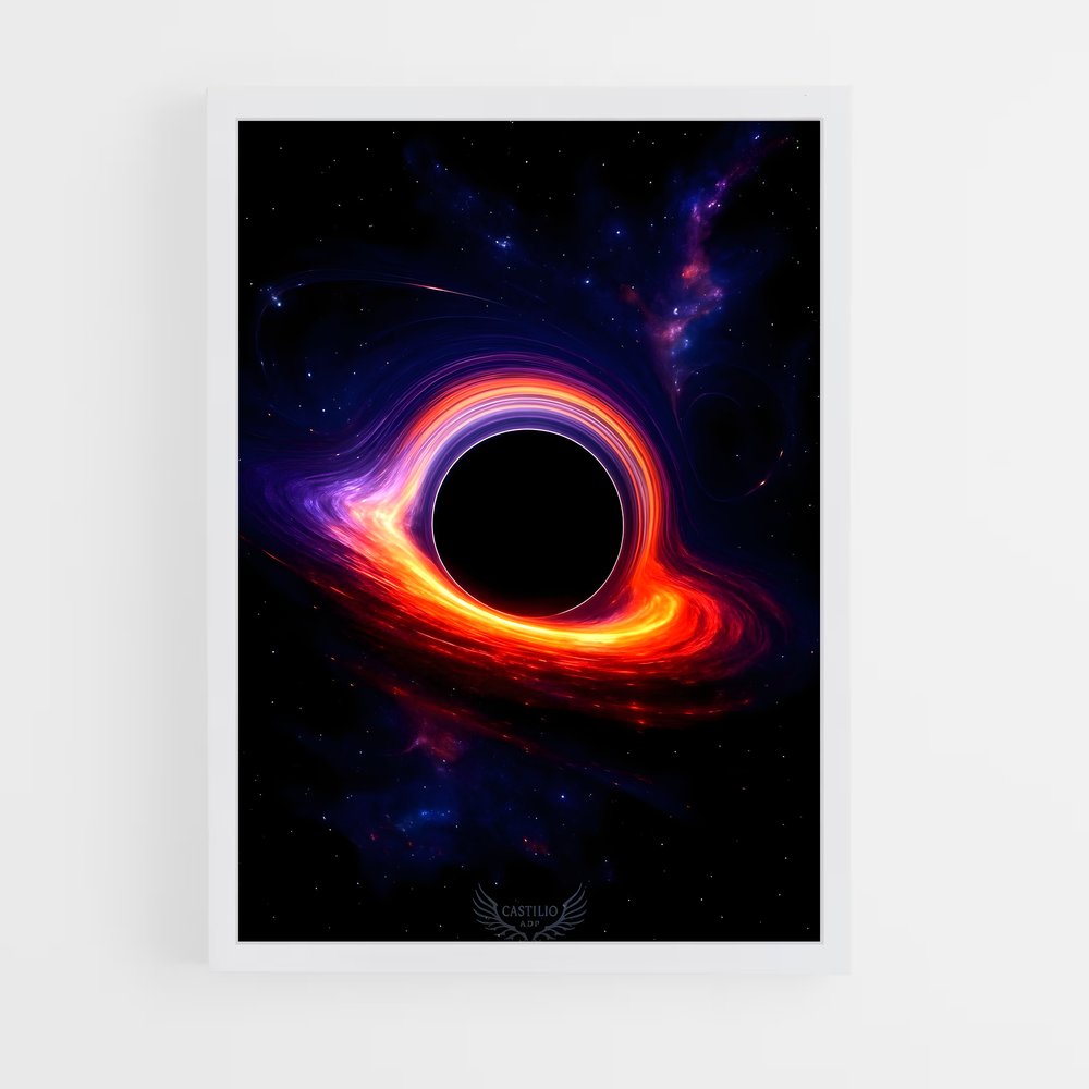 Poster L'Univers Dévorant – affiche Trou Noir (vue 3)
